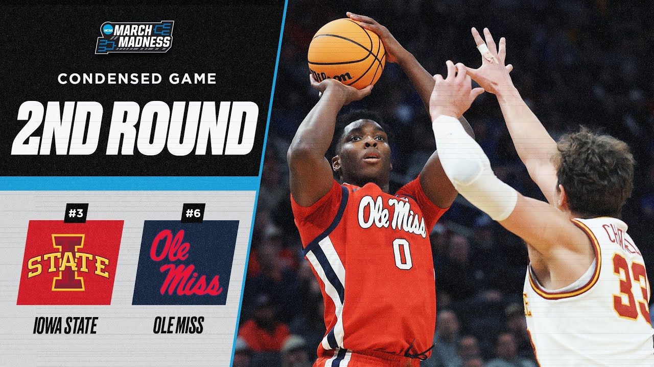 Ole Miss vs. Iowa State - Second round NCAA tournament extended highlights