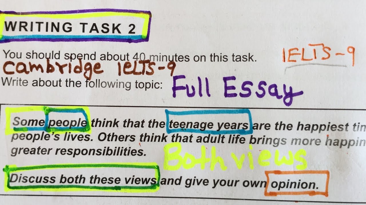 IELTS Writing Task-2 | Обсудите обе точки зрения | ielts-9 | ТЕСТ B