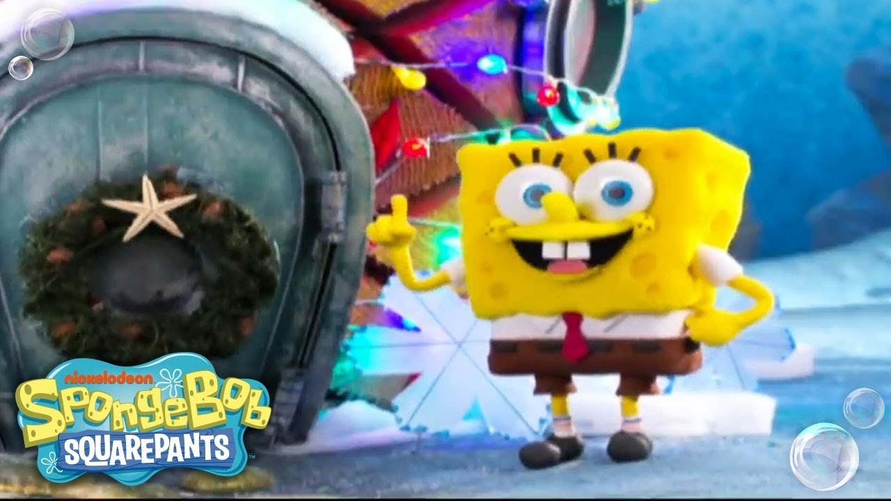 'Santa Has His Eye On Me' Music Video 🎄 | SpongeBob