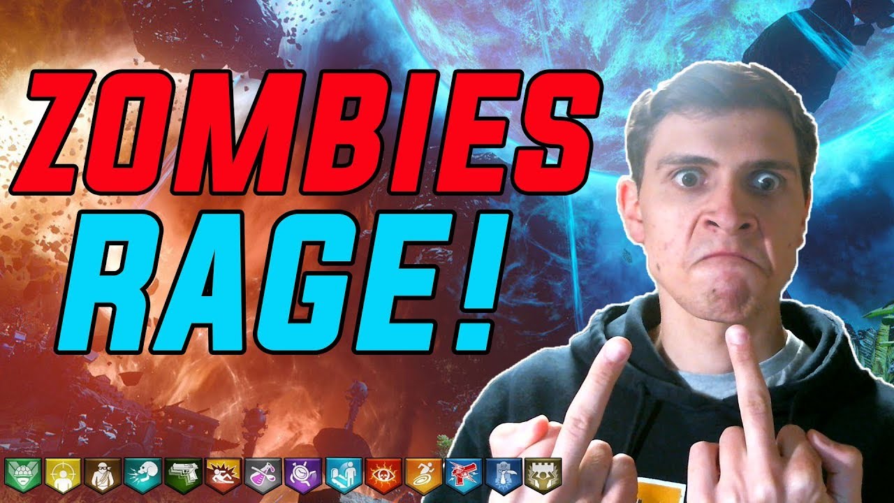 COD ZOMBIES RAGE COMPILATION!!!  (Zombies Community Showdown Practice)