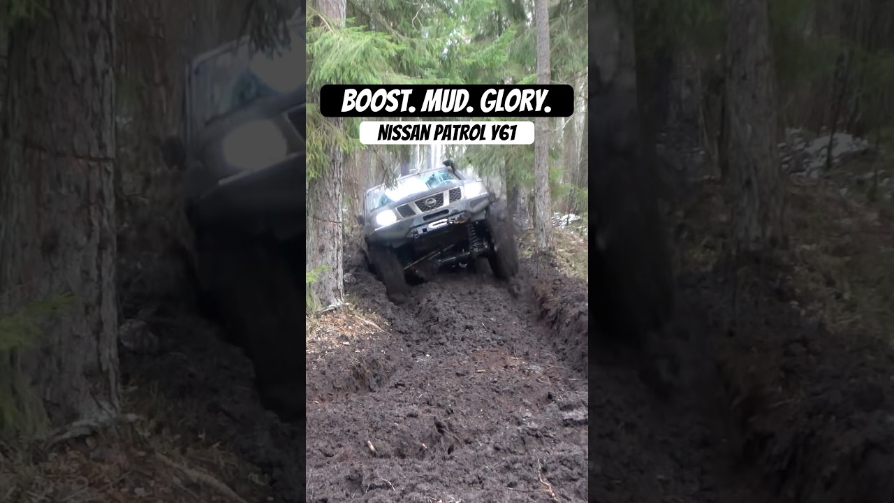 Nissan Patrol y61 + M57 Swapped &bull; Full Lock &bull; Stage 2 Gearbox #nissanpatrol #offroad4x4 #shorts