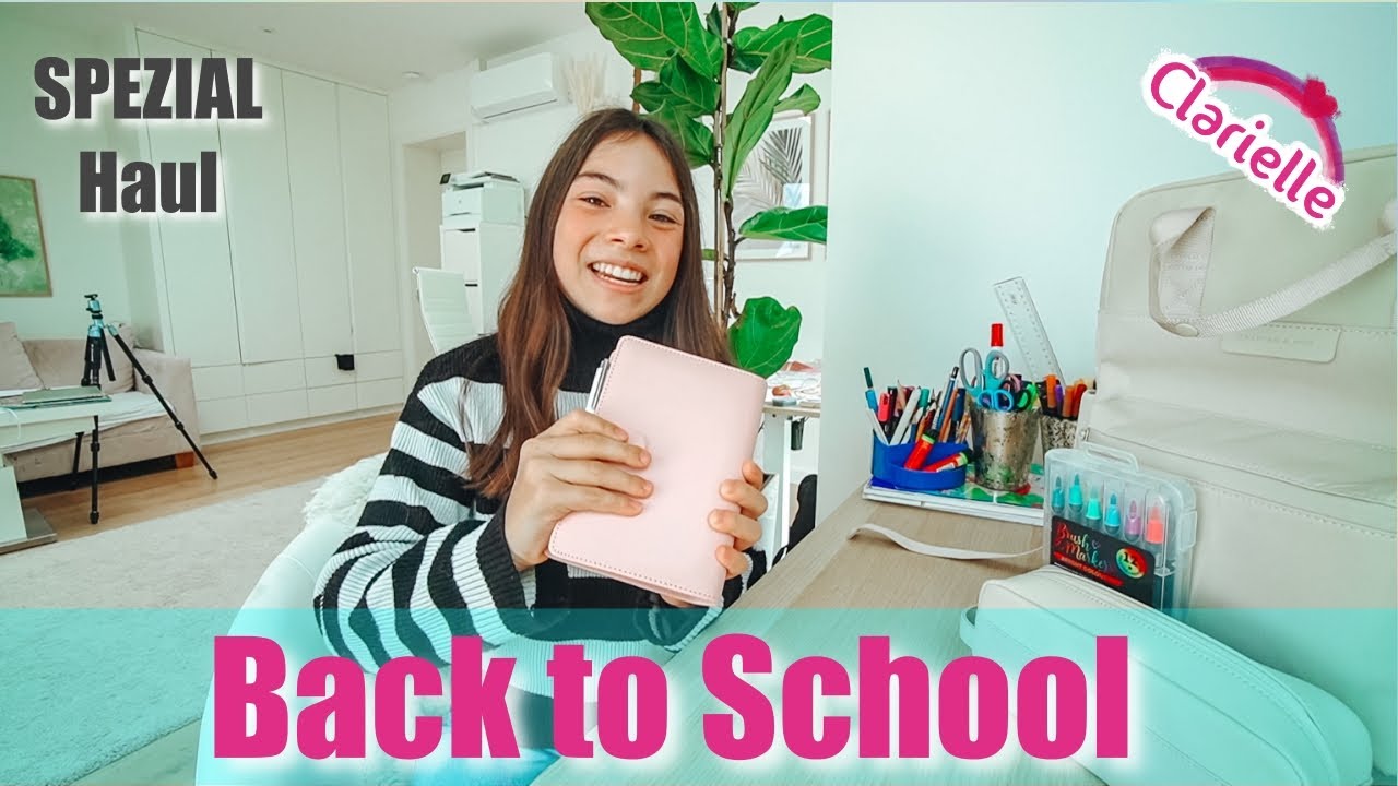 Back to School haul, mein Start in die Schule | Clarielle