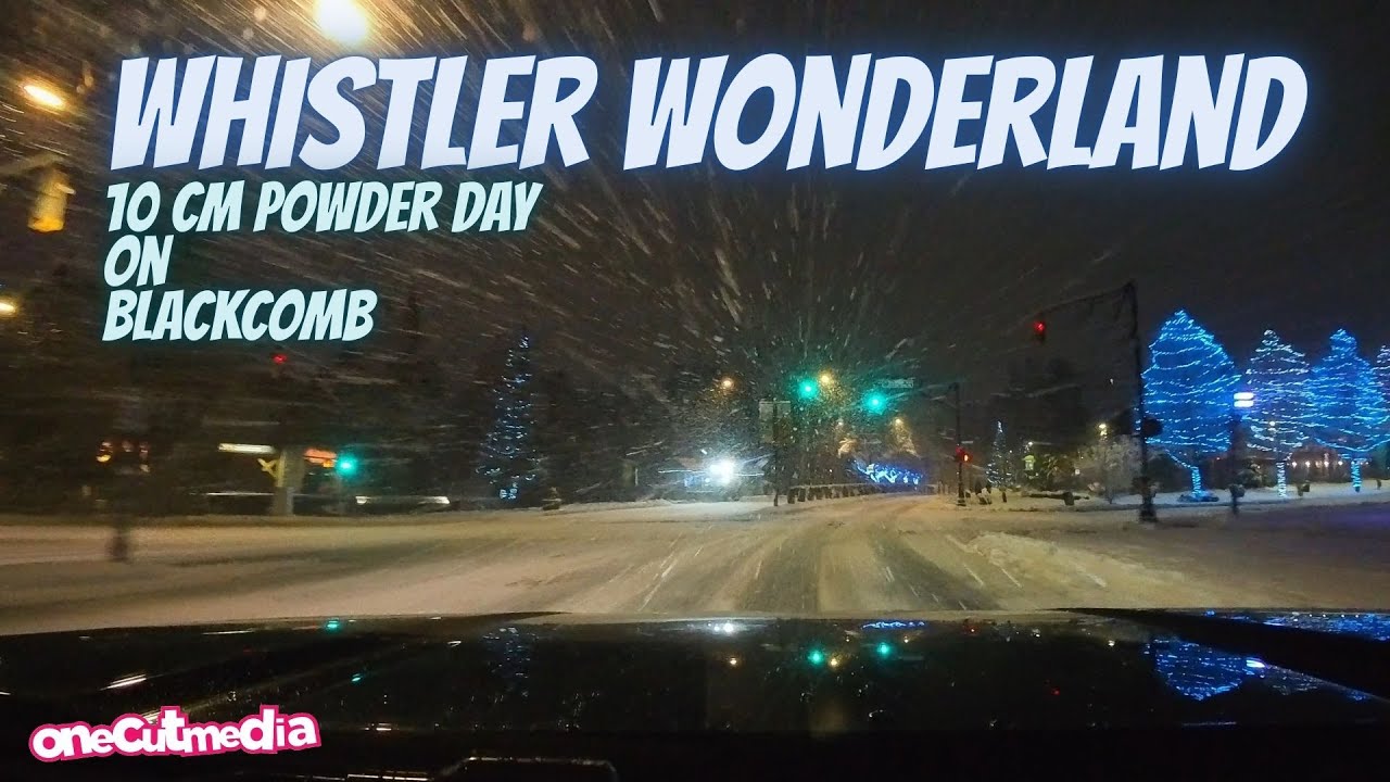 В Уистлер Уандерленде выпало 10 см пушистого снега на Блэккомбе.