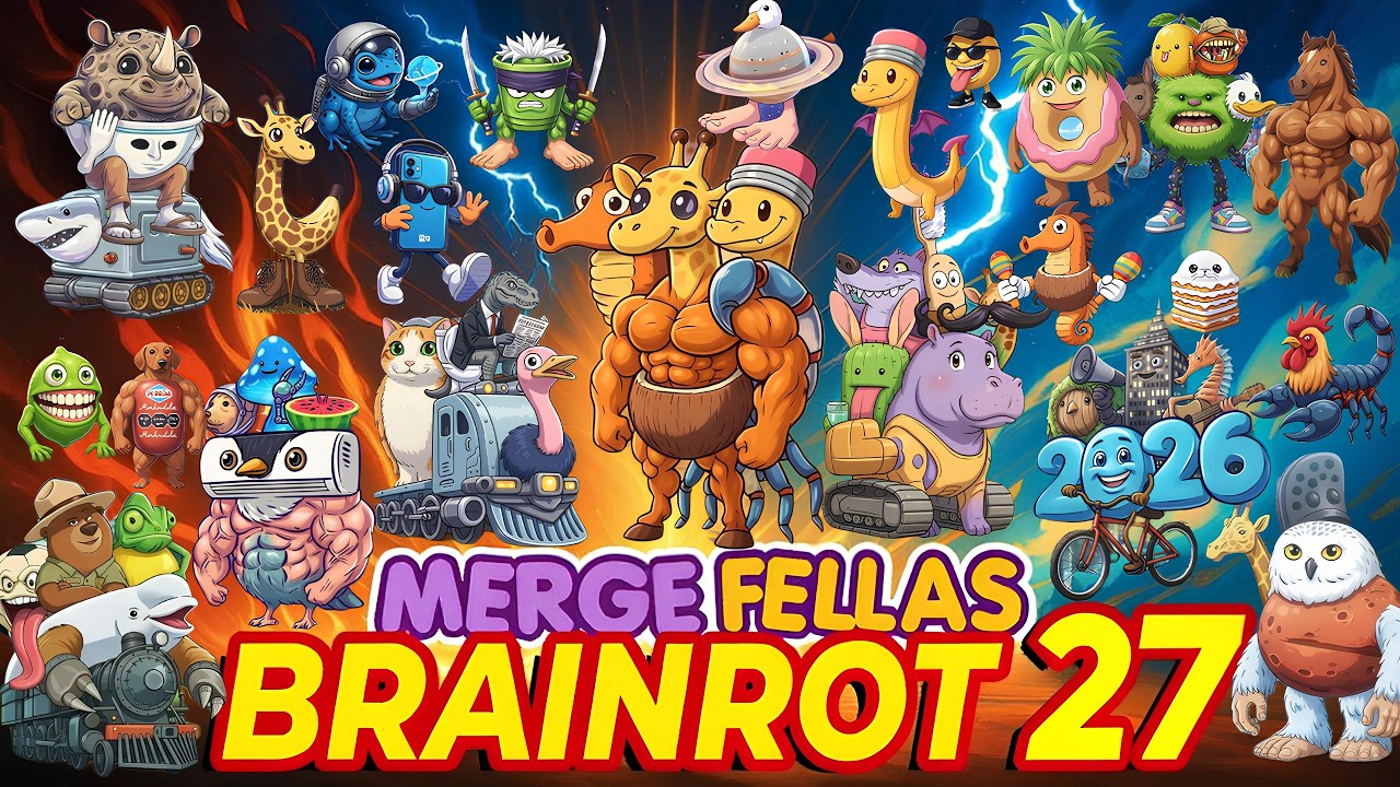 Merge Fellas Brainrot 27 — Anime Opening (Official MV) | Tynso Game