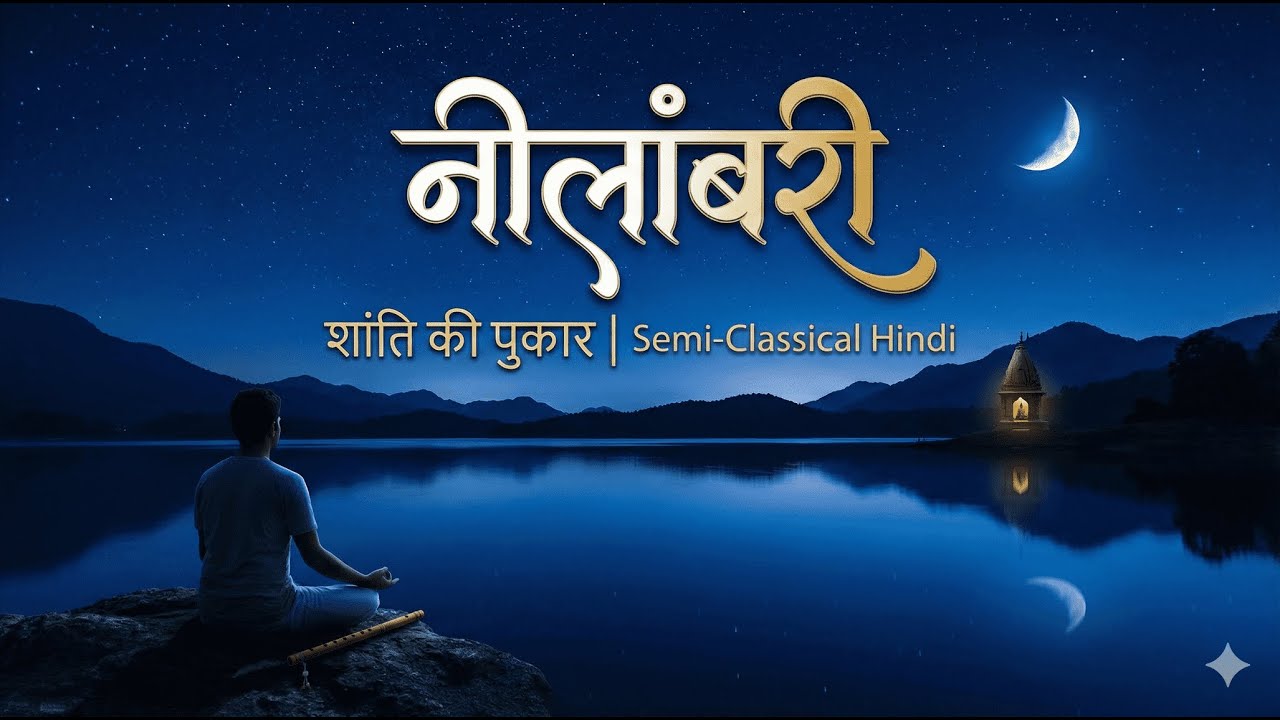 नीलांबरी - रूह को सुकून देने वाला गीत | Nilambari Raag Based Song for Meditation @creativestudio_2.0-d1h 