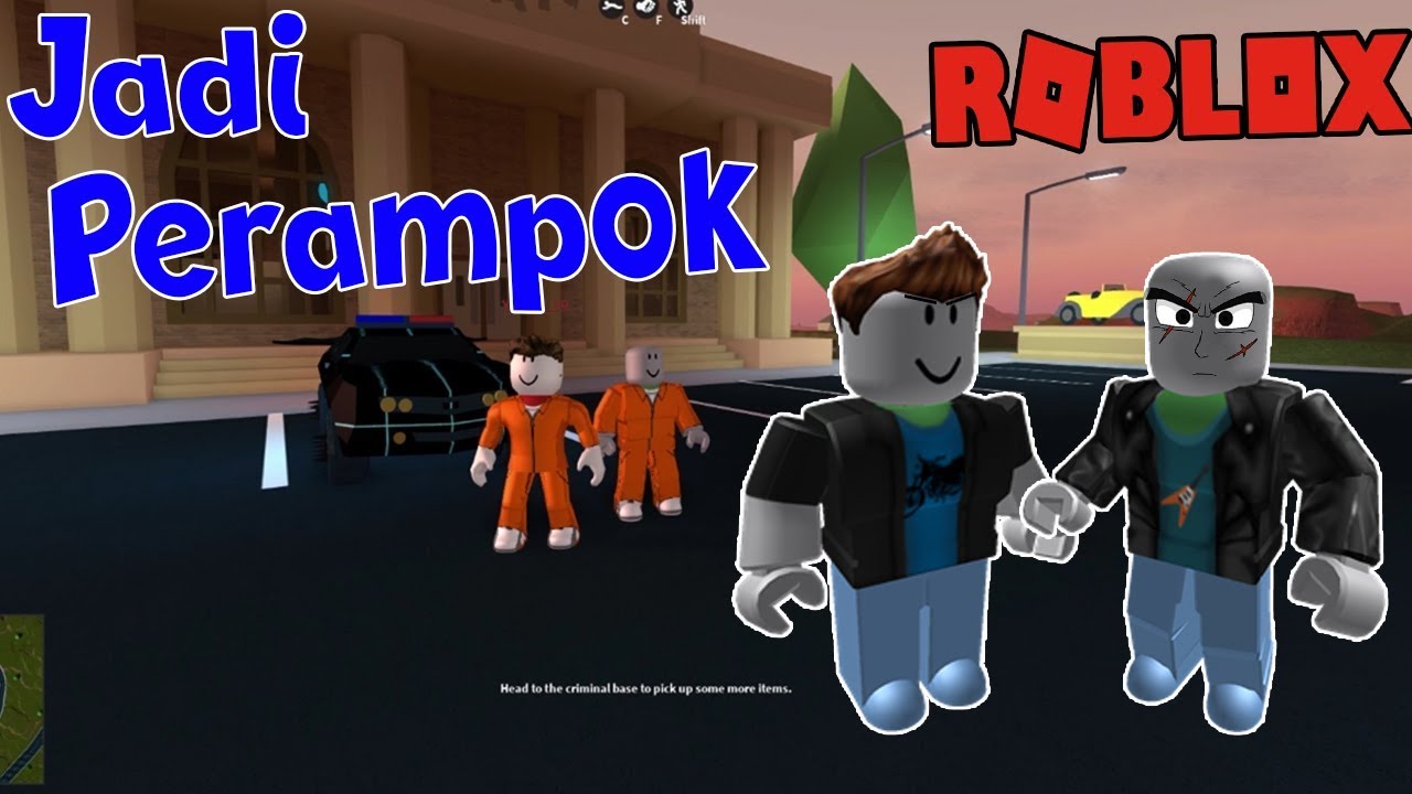 Kakak Adik JADI PERAMPOK - ROBLOX JAILBREAK #1