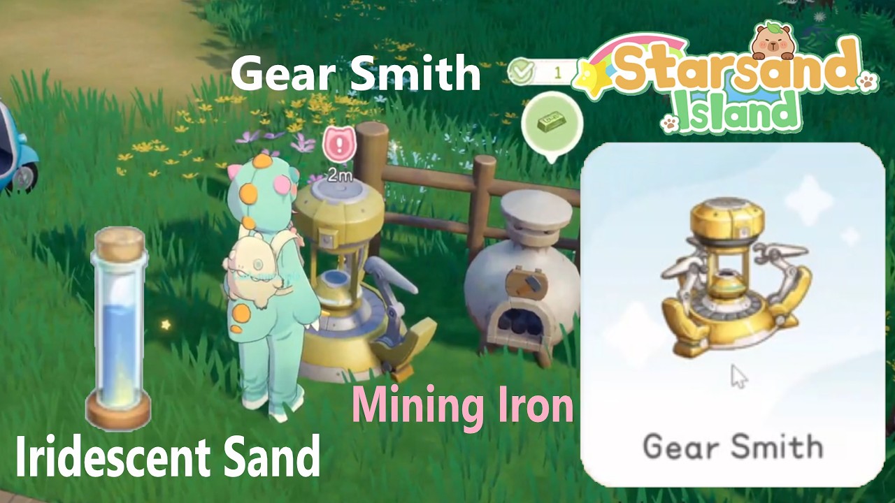 Gear Smith, Iridescent Sand & Iron ore - STARSAND ISLAND