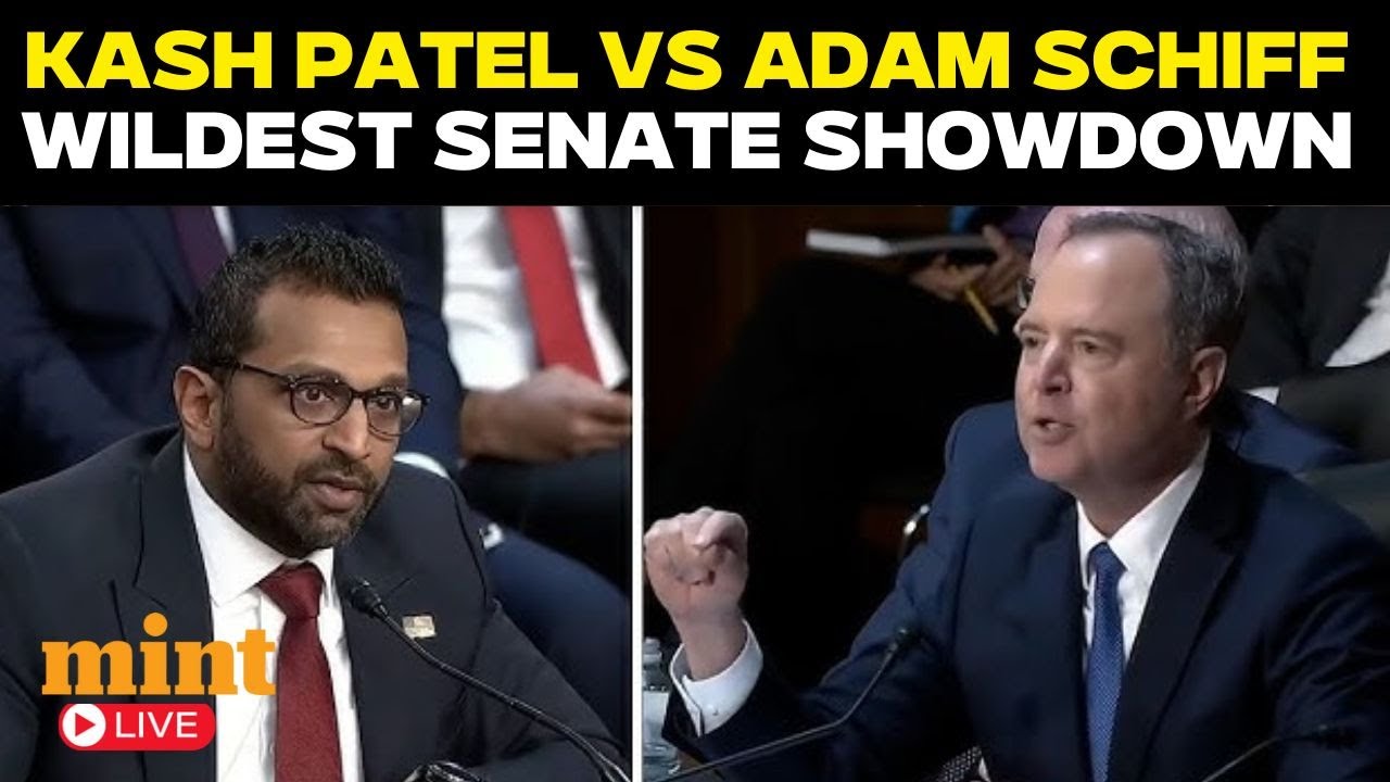 Epstein Files Hearing 2025 | 'You are the biggest fraud...' | Adam Schiff vs Kash Patel LIVE