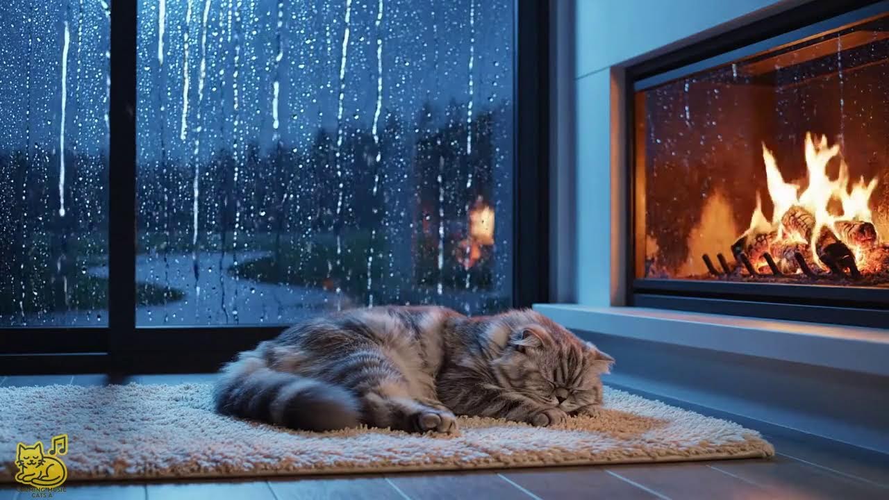 Give Your Cat Instant Stress Relief & Deep Sleep with This Calming Music! 💤