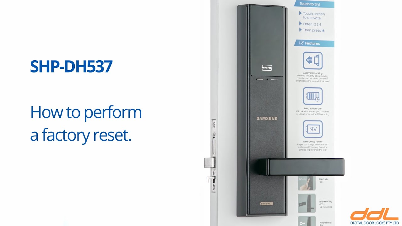 Samsung SHP-DH537 How to perform a factory reset