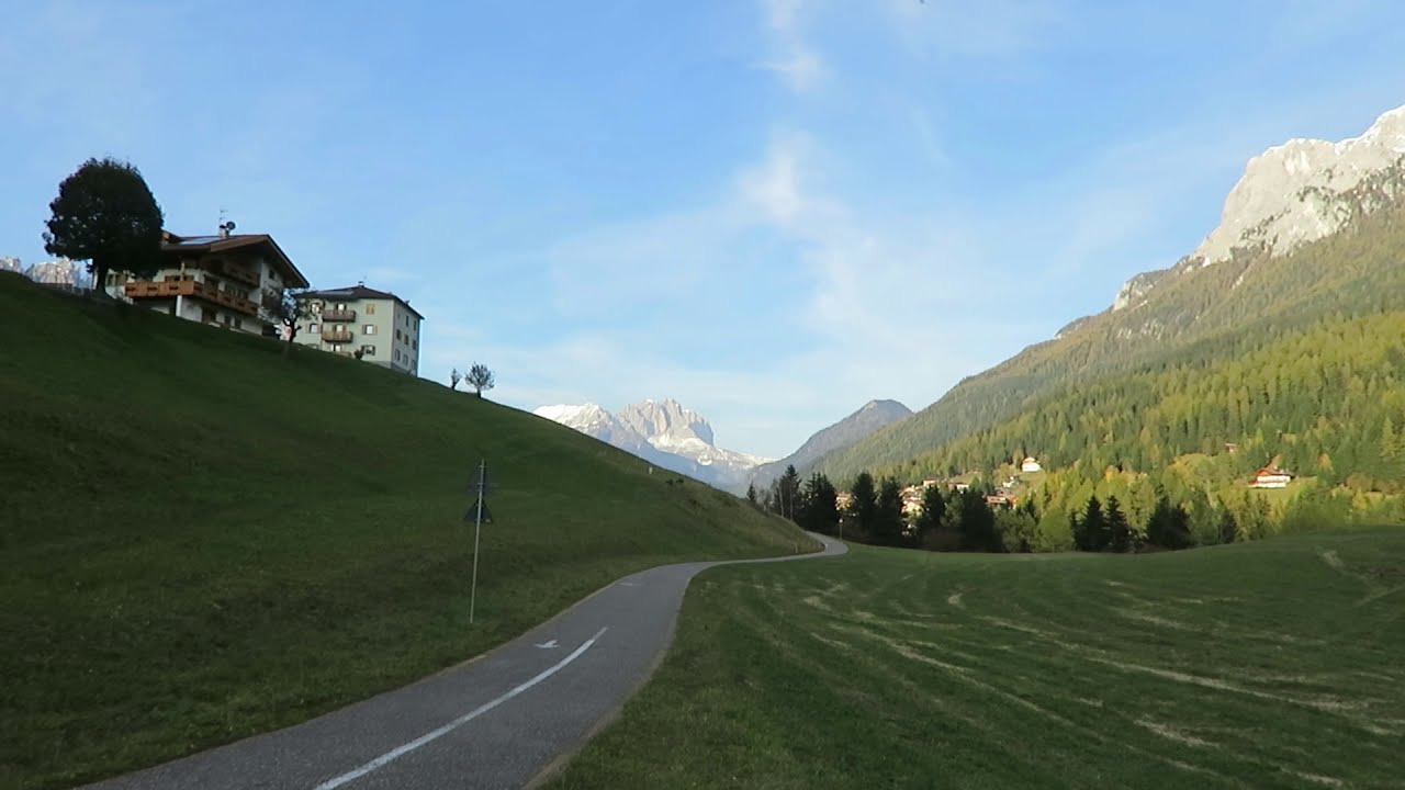 Bike trail from Moena to Soraga - Trentino Alto Adige, Italy
