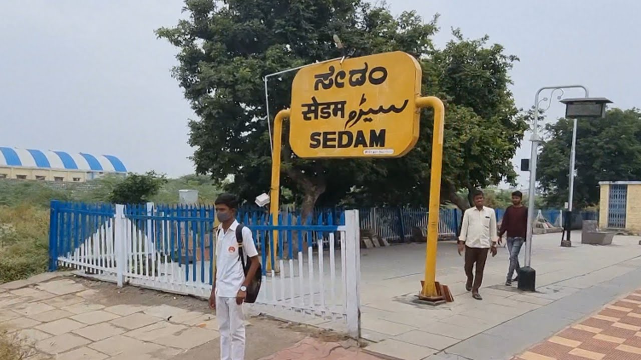 SEM, Sedam railway station Karnataka, Indian Railways Video in 4k ultra HD
