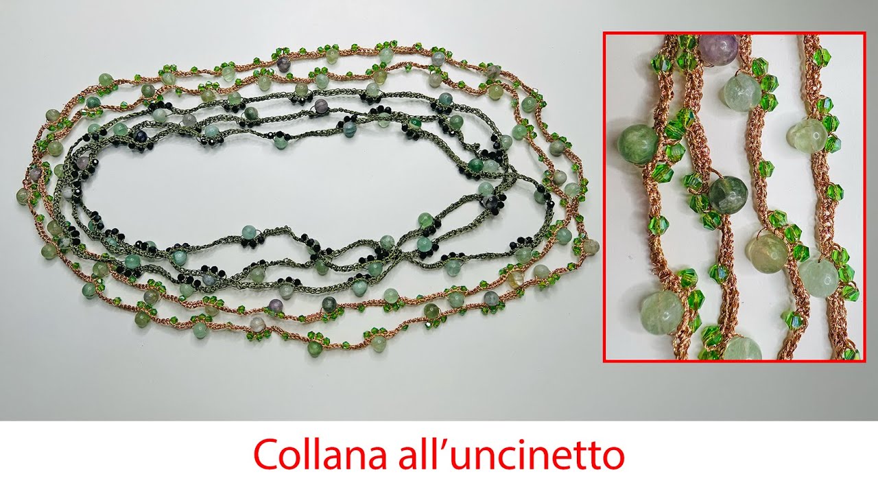Collana numero 29 all'uncinetto