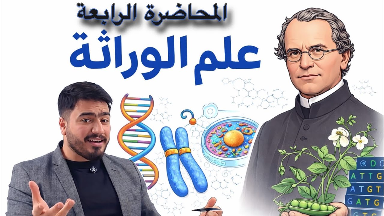علم الاحياء - السادس العلمي || أساسيات الوراثة - المحاضرة الرابعة || الأستاذ سجاد سيف
