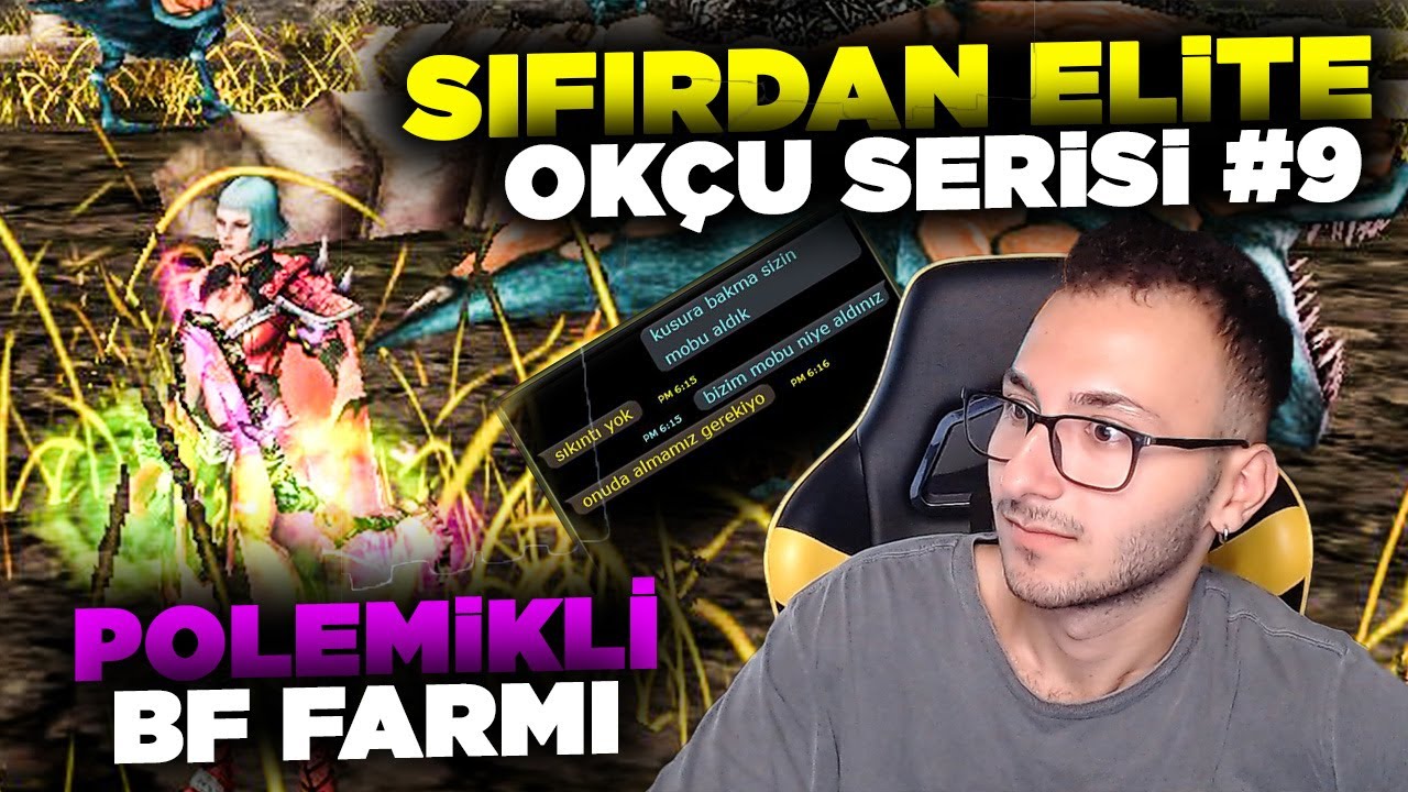 POLEMİKLİ BF FARMI | SIFIRDAN ELİTE OKÇU SERİSİ #9 | Knight Online
