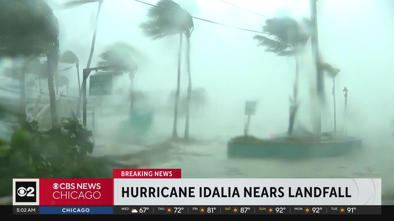 Hurricane Idalia nears landfall