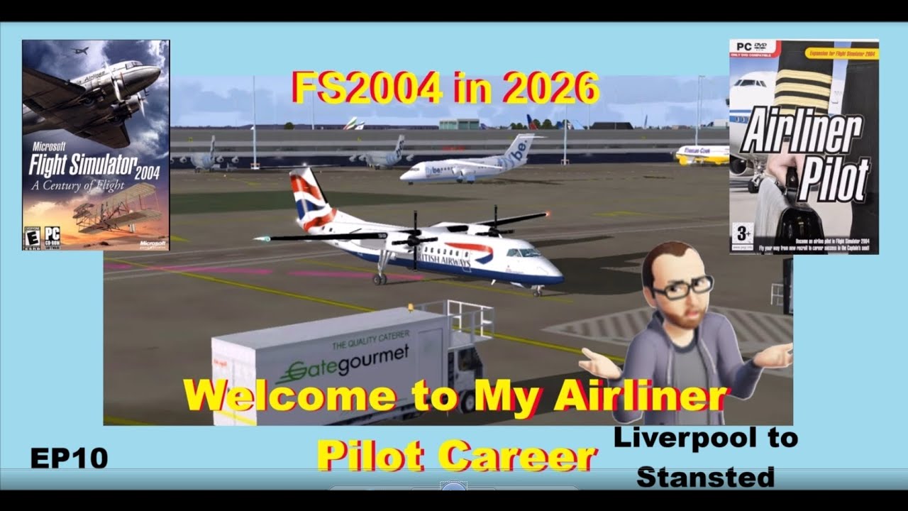 MSFS / FS2004 in 2026 Liverpool to Stansted / #flightsimulator /#msfs2024 /#msfs
