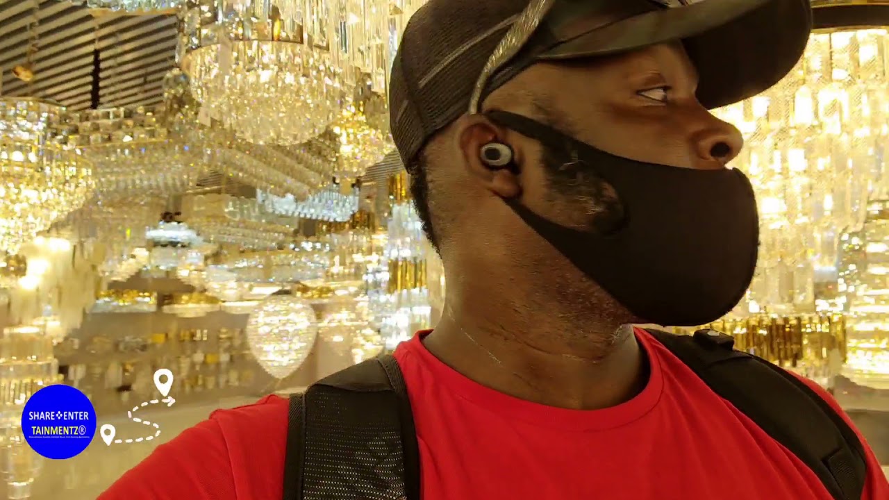 THE BIGGEST CHANDELIER STORE IN THE WORLD AT DUBAI DRAGON MART | TRAVEL VLOGS