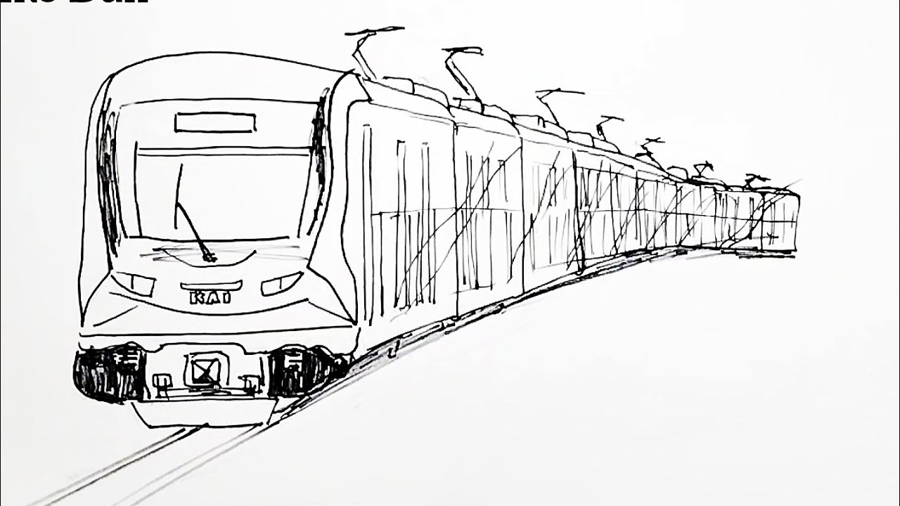Menggambar KRL baru dari Cina , KRL CRRC KAI