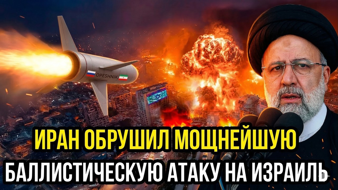 Иран уничтожает оборону Израиля — Тель-Авив и Хайфа под массированным ударом баллистических ракет!