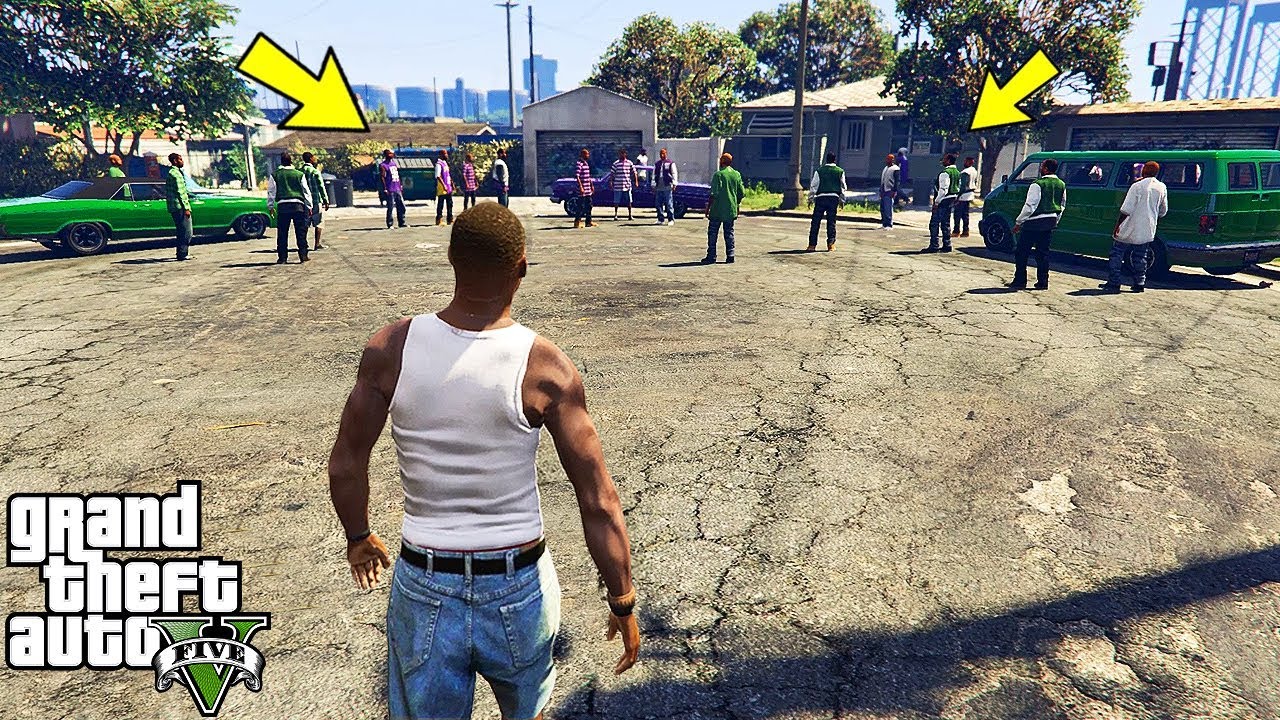 Что будет, если Сиджей захватит Грув Стрит в GTA 5?