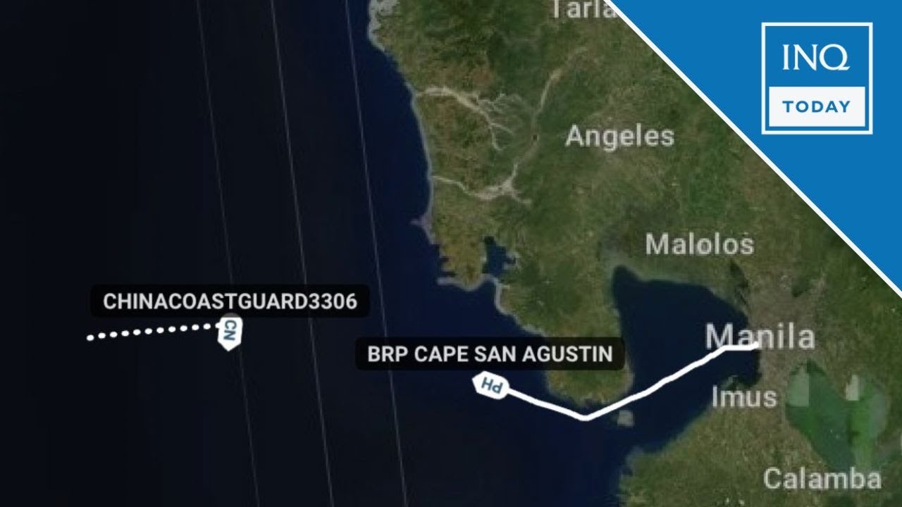CCG ship spotted ‘pretty close’ to Manila Bay to intercept PCG vessel | INQToday