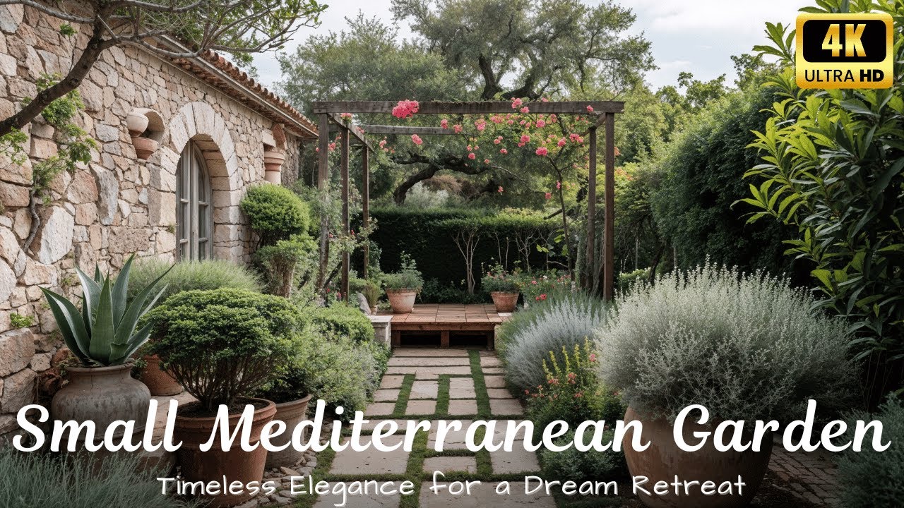 Small Mediterranean Garden Ideas That Feel Like a Serene Seaside Escape