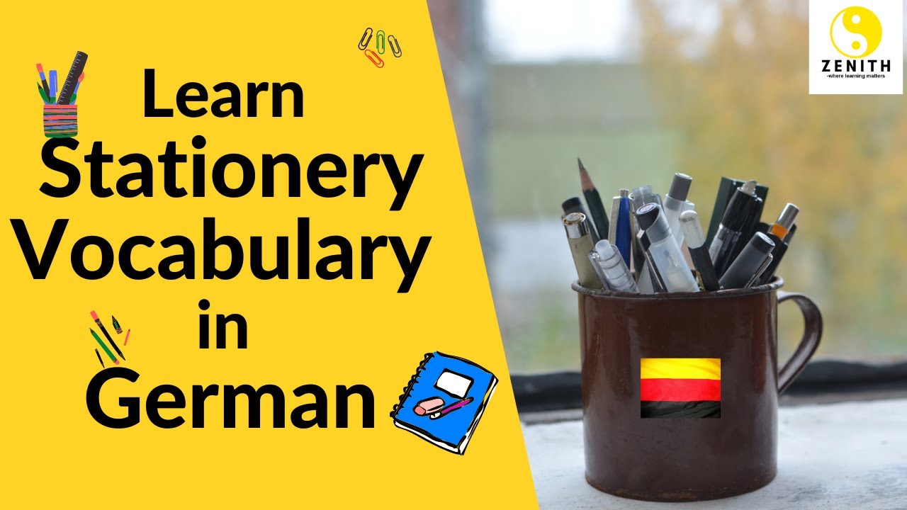 Learn German Vocabulary - Classroom Objects | Im Klassenzimmer | German A1