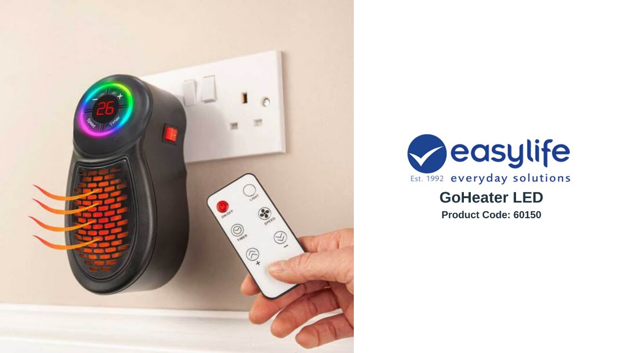 GoHeater LED: Electric Space Heater for Instant Warmth