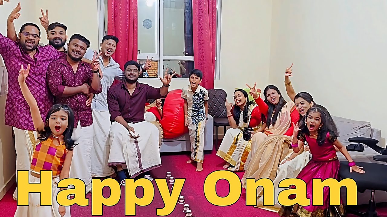 Serving traditional looks with a Gen-Z twist. 🌴💅 Happy Onam! #onam2k26 #onamcelebration #abudhabi 