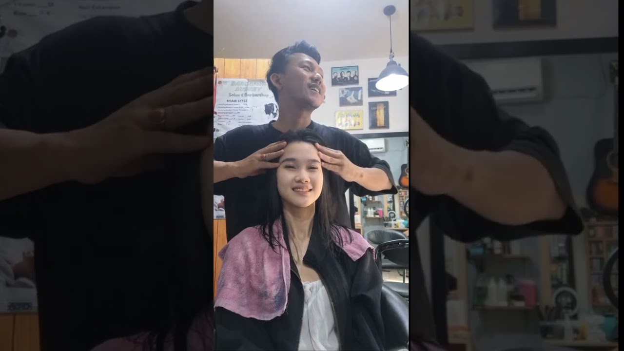 CERITA ADEL Jadi Model Salon Ternama Guys,Tapi ,Kenapa  Cukuranya ,Sama Kancur yach,yuk kita simak..