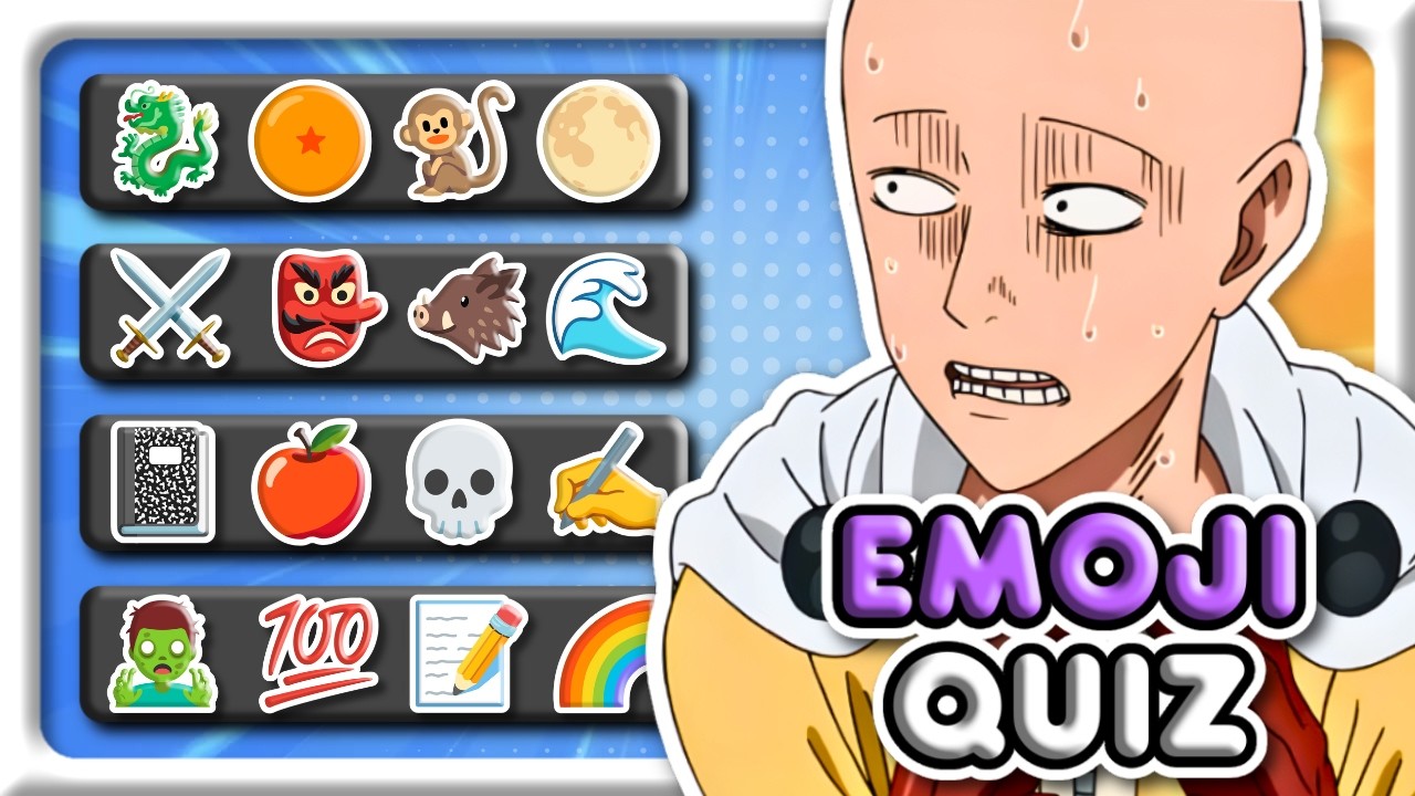 ANIME EMOJI QUIZ 🔥 CAN YOU GUESS THE ANIME? 😎 | ANIME QUIZ