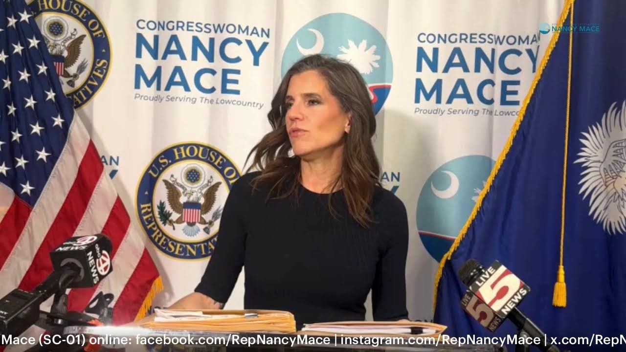 Rep. Nancy Mace Holds Press Conference