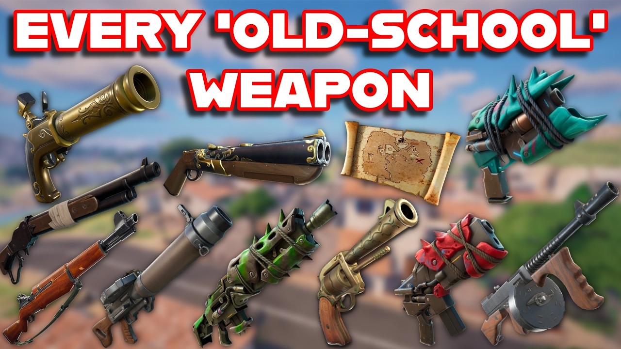 Рейтинг ВСЕХ &laquo;олдскульных&raquo; видов оружия в истории Fortnite от худшего к лучшему.