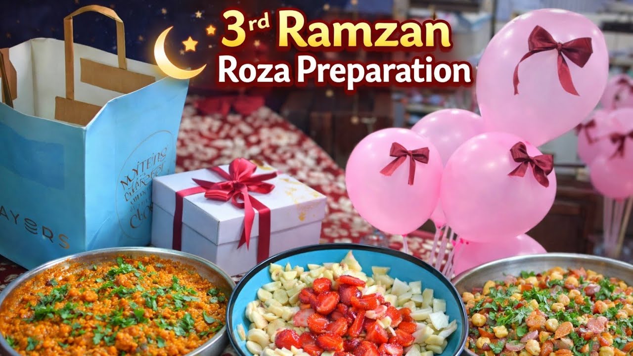 3rd Roza Mubarak 🌙 In today’s vlog, I’m preparing special Iftar dishes Softly your ❤️ #RamadanVlog