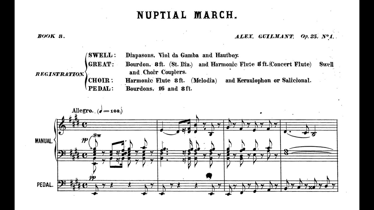 Guilmant: Nuptial March op. 25 Nr. 1