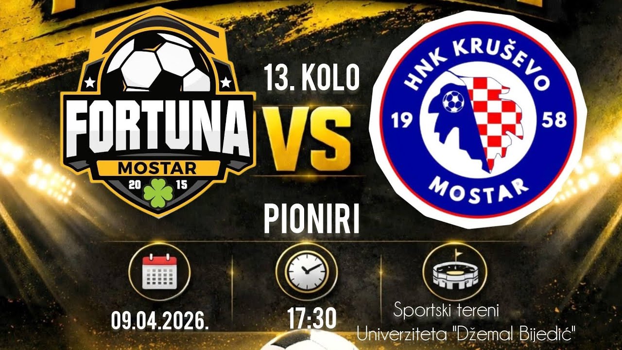 U&Scaron;S Fortuna - HNK Kru&scaron;evo - Pioniri