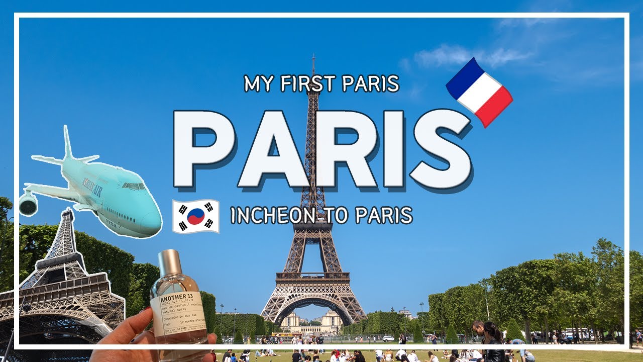 Start Paris trip 🇫🇷! Incheon Airport, Korean Air,  Charles de Gaulle, taxi to Citadines Real Paris!