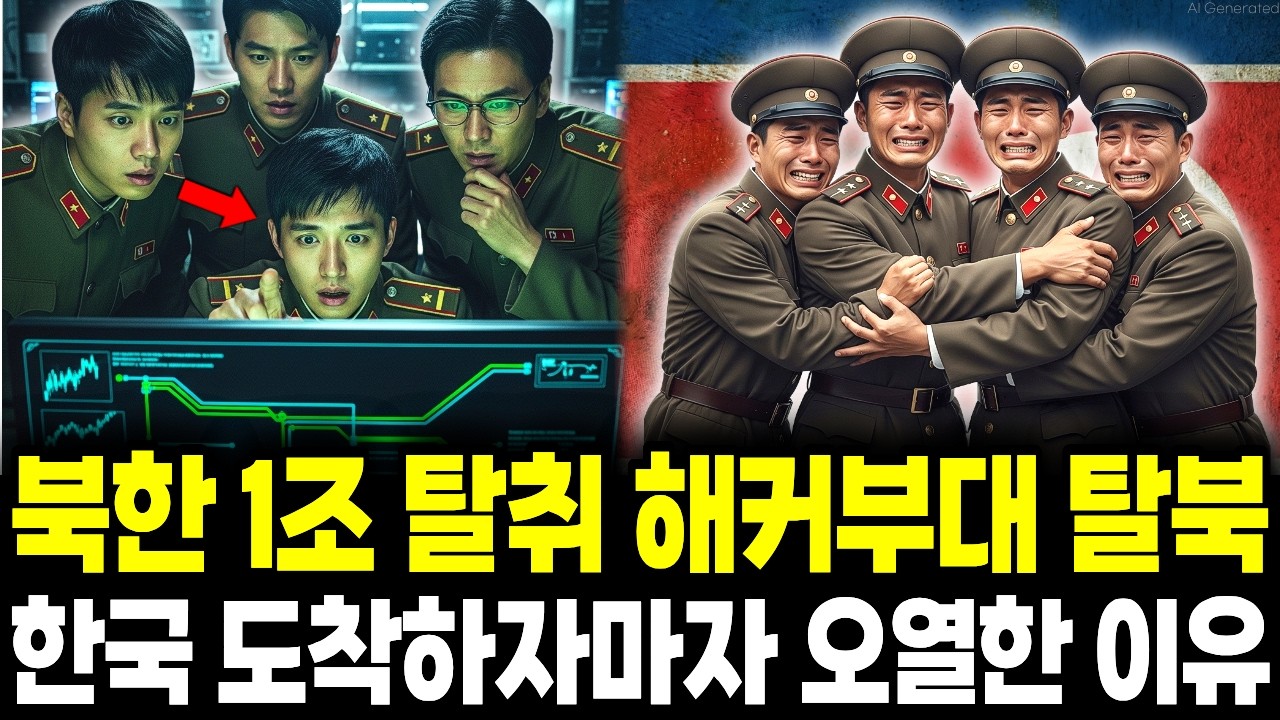 1조 원 벌어다 준 천재 해커들의 목숨 건 탈북, 한국 땅 밟자마자 서럽게 오열한 진짜 이유 [AI 드라마]