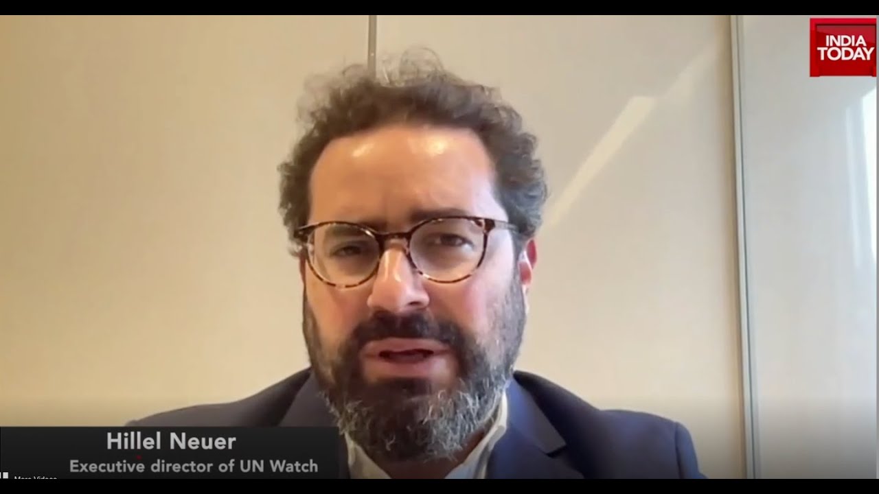 Hillel Neuer interviewed by India Today: UNRWA is 