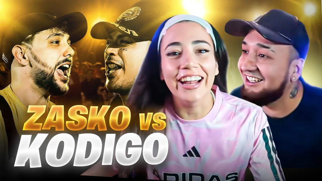 ¡1000% FREESTYLE! 👊🏻🤯 KODIGO VS ZASKO EN FU BATTLES REACCIÓN CON SKADI 🔥