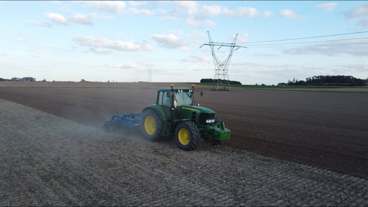 Uprawa Bezorkowa 2024/John Deere 6630p & Rolmako U436
