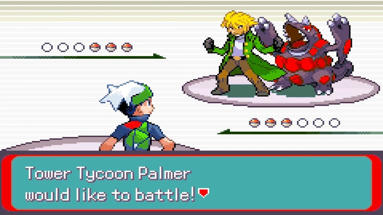 Pokemon Emerald Horizons - vs Tower Tycoon Palmer (3v3, Postgame)