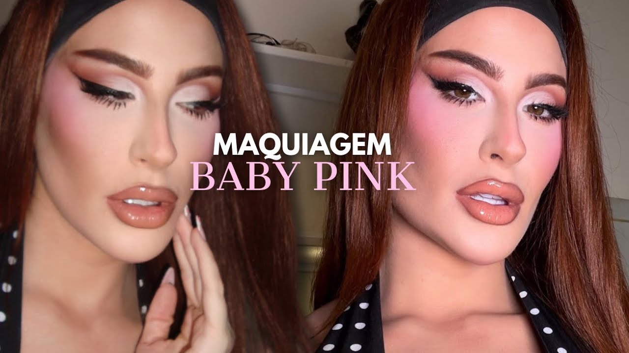 MAQUIAGEM PODEROSA COM BLUSH ROSA 