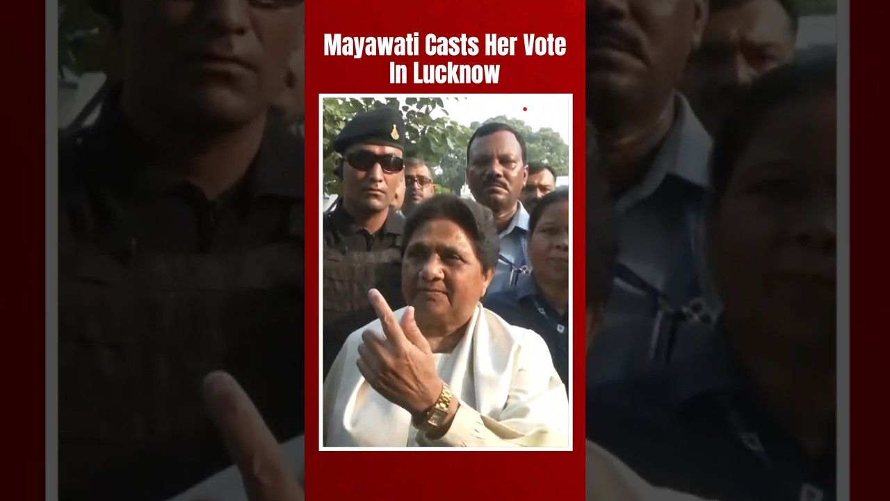 Phase 5 Voting News | BSP President Mayawati Casts Vote In Lucknow, Says She Is Hopeful Of Change