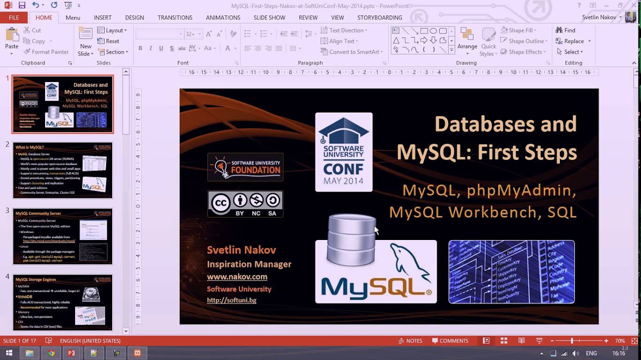 MySQL - първи стъпки