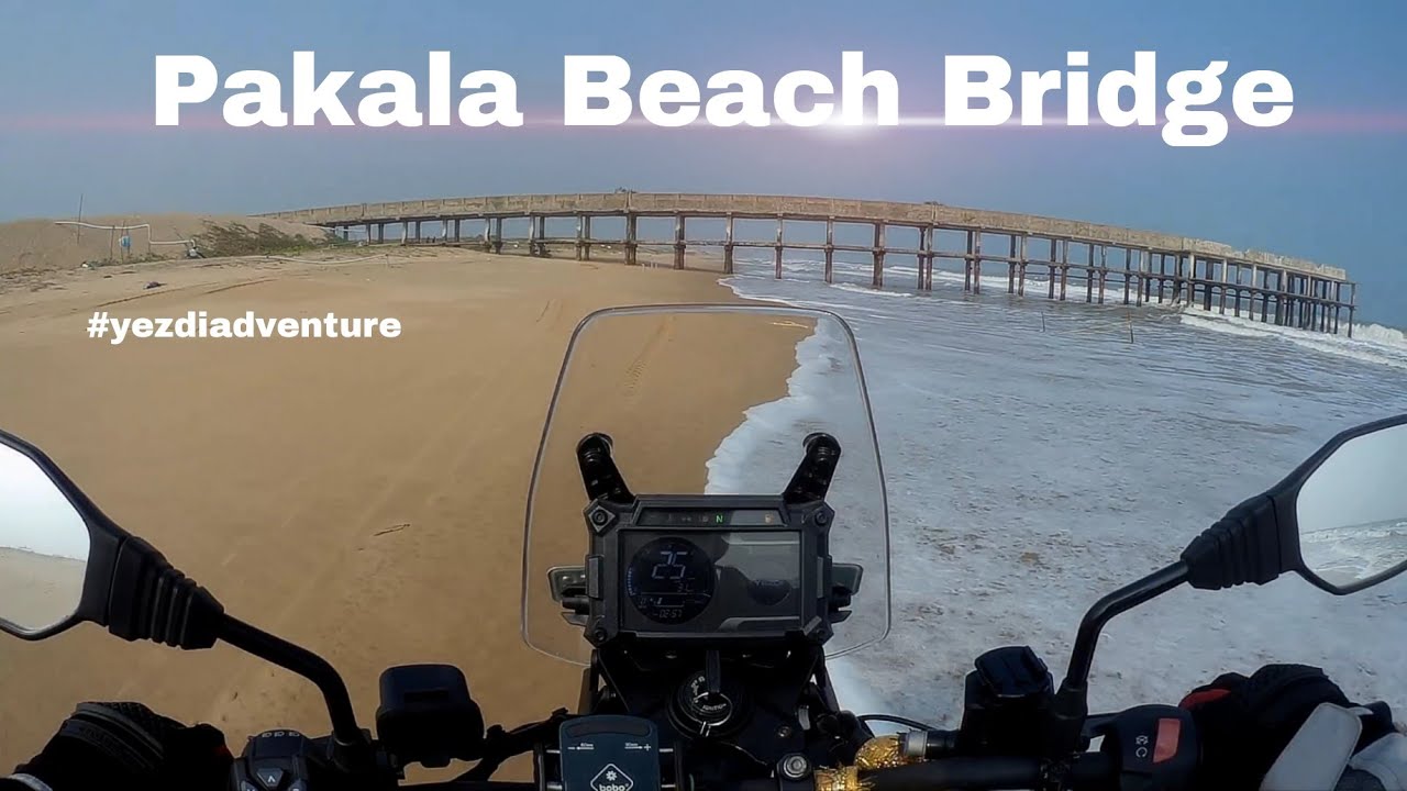 Pakala Beach Bridge | Singarayakonda | Oldest Beach Bridge #yezdiadventure