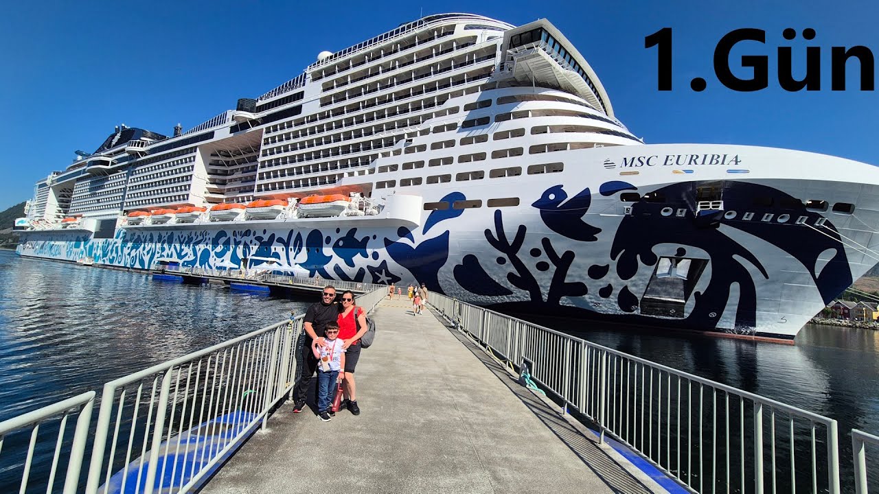 MSC EUROBIA ILE KOPENHAGEN - NORVEC FYORDLARI - KIEL GEZIMIZ VE CRUISE HAKKINDA BILGILER 1.GUN