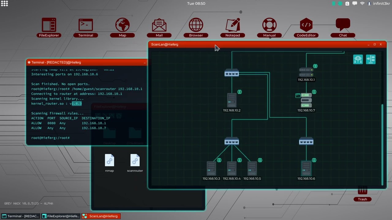 Grey Hack Let's Play Tutorial: Solving 'No Open Ports' & the Something Strange Mission!