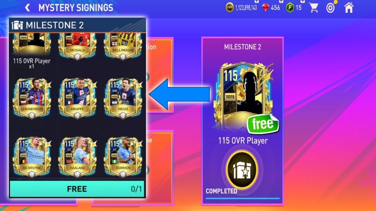 MY 115 OVR UTOTS MYSTERY SIGNINGS PACK OPENING IN FIFA MOBILE 23